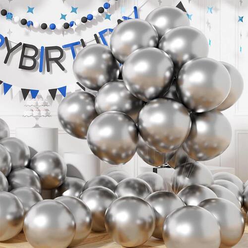 10inch Metallic Balloon 10/20/50pcs Gold Silver Mix Balloons
