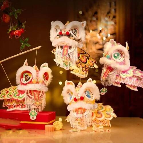 2026 New Year Lion Dance Lantern Waterproof Ancient New Year