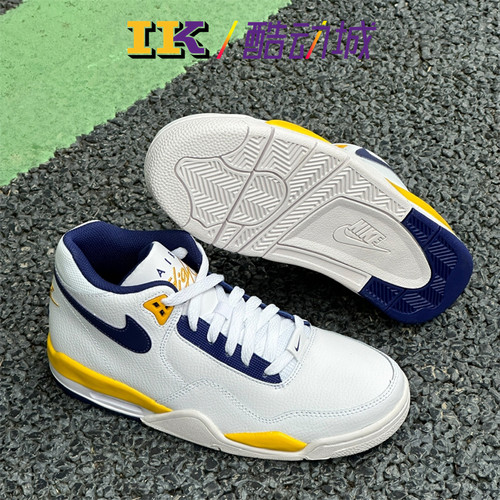 耐克正品AJ4湖人篮球鞋