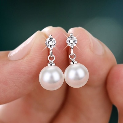 无耳洞耳夹珍珠耳环2024新款爆款