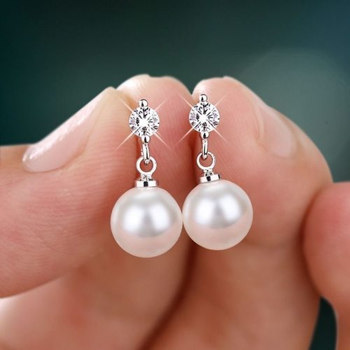 无耳洞耳夹珍珠耳环2024新款爆款