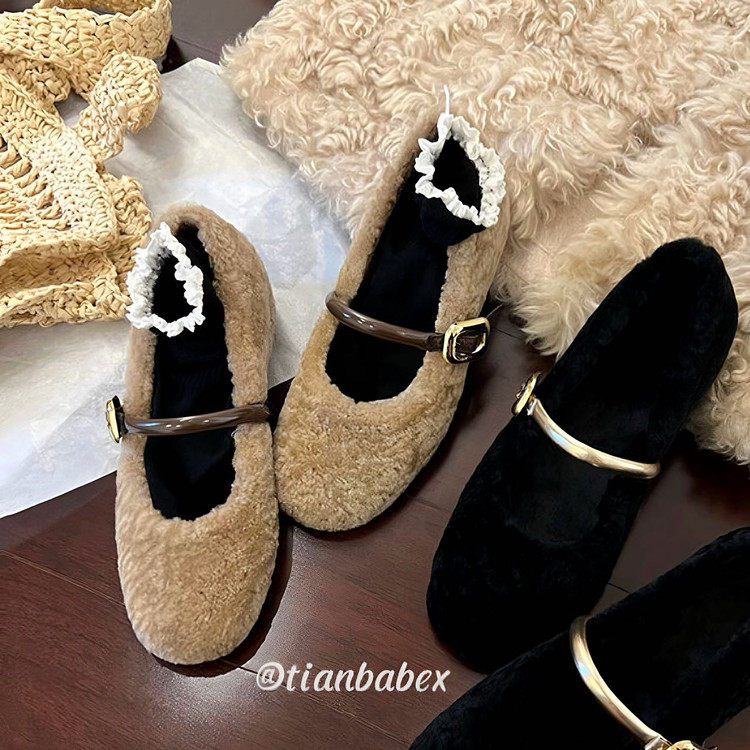 圆头内增高TPR(牛筋）胶粘工艺人造长毛绒深口单鞋,女鞋,深口单鞋,淘宝优惠券,粉丝福利购,淘宝优惠卷
