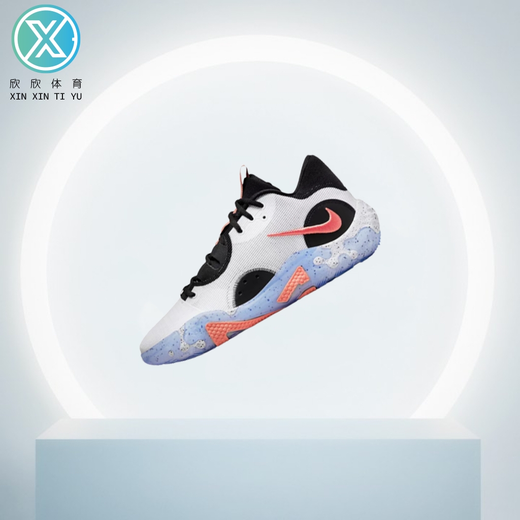 Nike/耐克正品 PG 4 EP保罗乔治 4黑白蓝水滴男子篮球鞋CD5082_虎窝淘