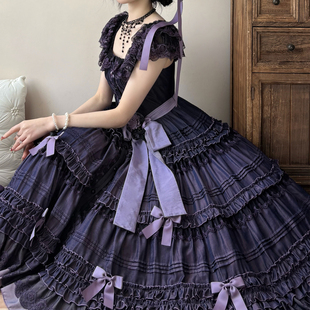 花园 塔莎 星空紫JSK渐变CLA重工复古哥特 4月末尾款 成团制作中