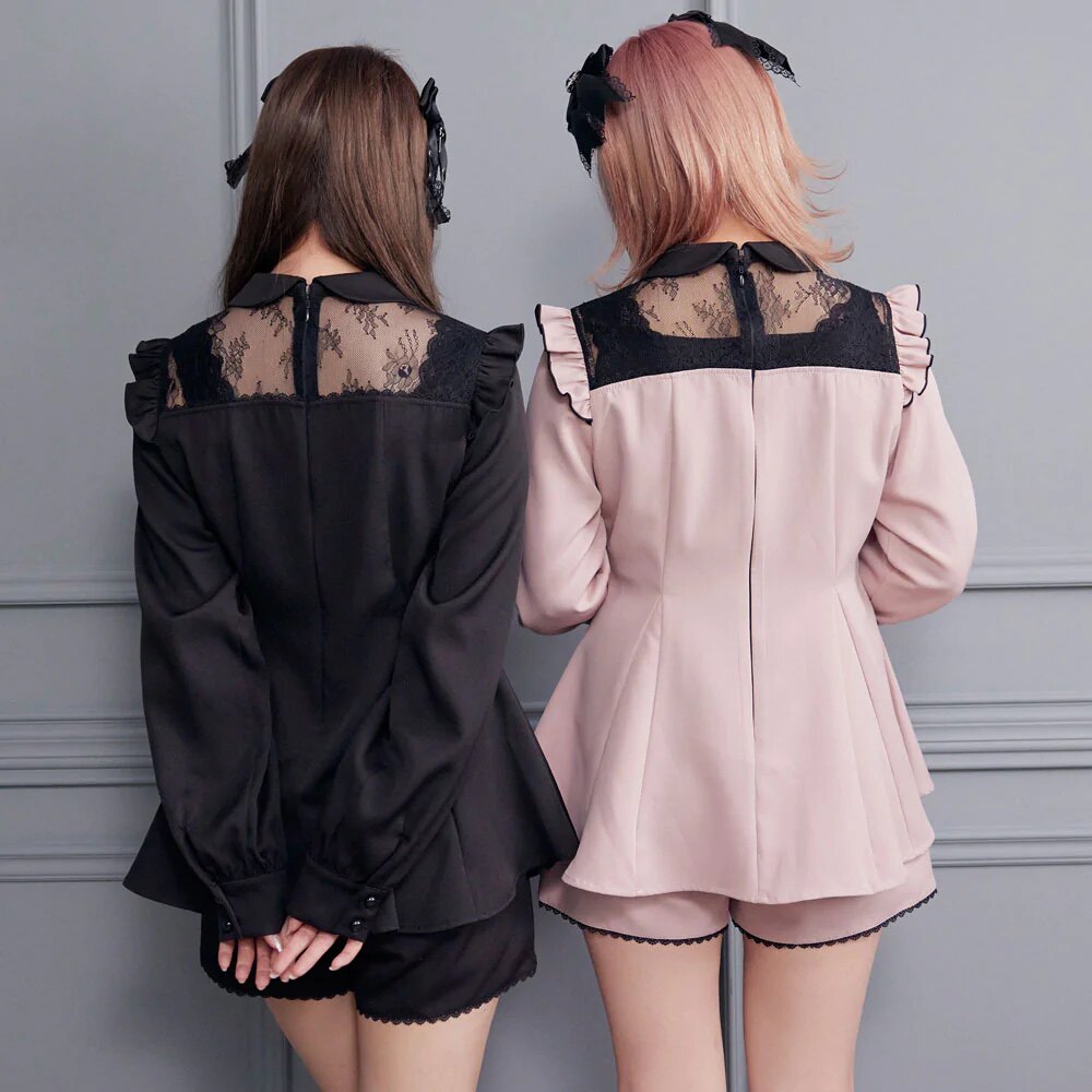 JAPAN PURCHASING DREAM PROSPECT DEARMYLOVE MASS PRODUCTION MINE LOVE TAPE HOLLOW LACE SET UP SET