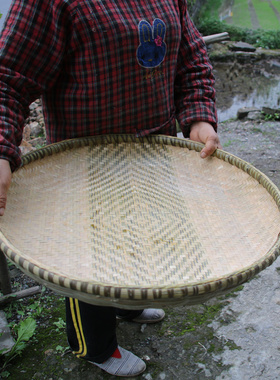 特惠经济手工竹编簸箕乡村农家