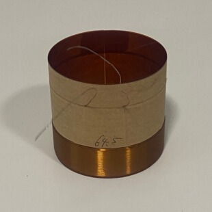 64芯低音音圈两层圆铜线 卡必通 内径64.5mm芯低音圈喇叭维修配件