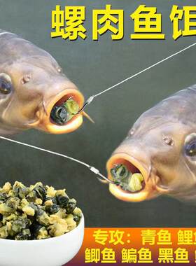 螺肉野钓鲫鱼饵料黑坑湖库