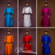 少数民族服饰演出舞蹈日常婚礼服新品 男蒙古族长款 缎面蒙古袍服装