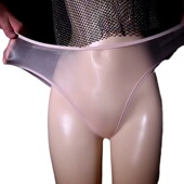 水 极光三角丝袜内超女滑感丝大码 裤 薄透男丝裸冰性感光内裤