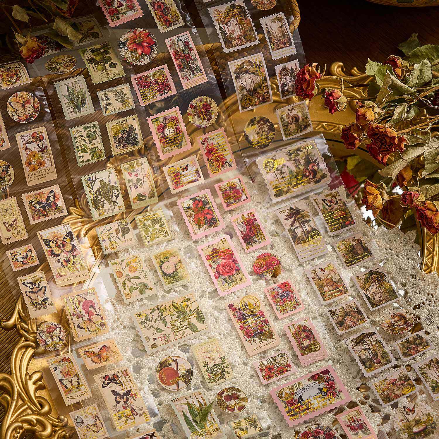 早沫烫金邮票胶带 幻梦入境系列贴纸/立体贴纸