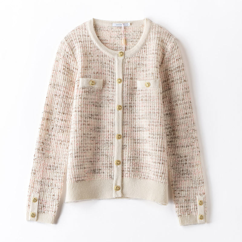 思诺芙德100%绵羊毛开衫