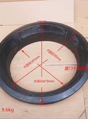 裕富宝铸铁圈环保炒炉炉圈节能炉头铸生铁圈苗火支架锅圈470mm