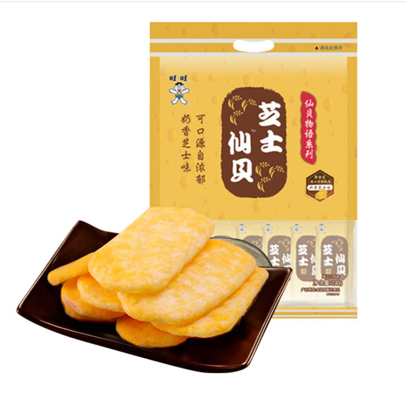 旺旺芝士仙贝240g雪饼大米饼大包...