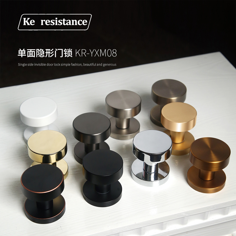 珂耐德意式极简单面隐形门锁