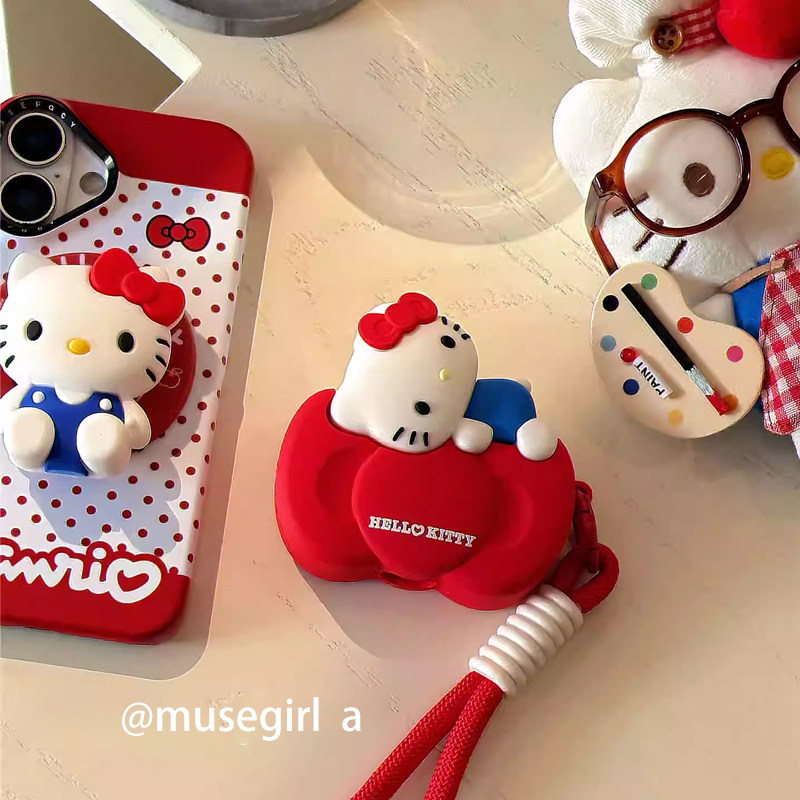 超可爱卡通蝴蝶结KT猫挂绳适用AirPods4保护套AirPodsPro苹果耳机套2无线蓝牙3代airpods1全包软硅胶新三代女,3C数码配件,耳机保护套,淘宝优惠券,粉丝福利购,淘宝优惠卷