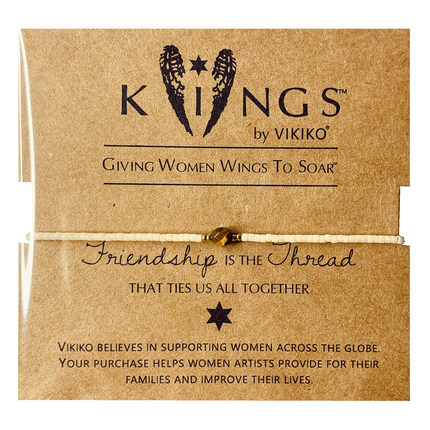 天然虎睛石【自信】VIKIKO四季百搭可爱乳粉色米珠百搭细小手链女