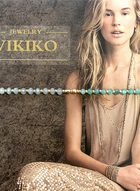 VIKIKO【守护】串珠天然半宝天河石海蓝宝水晶女生细小手链礼物