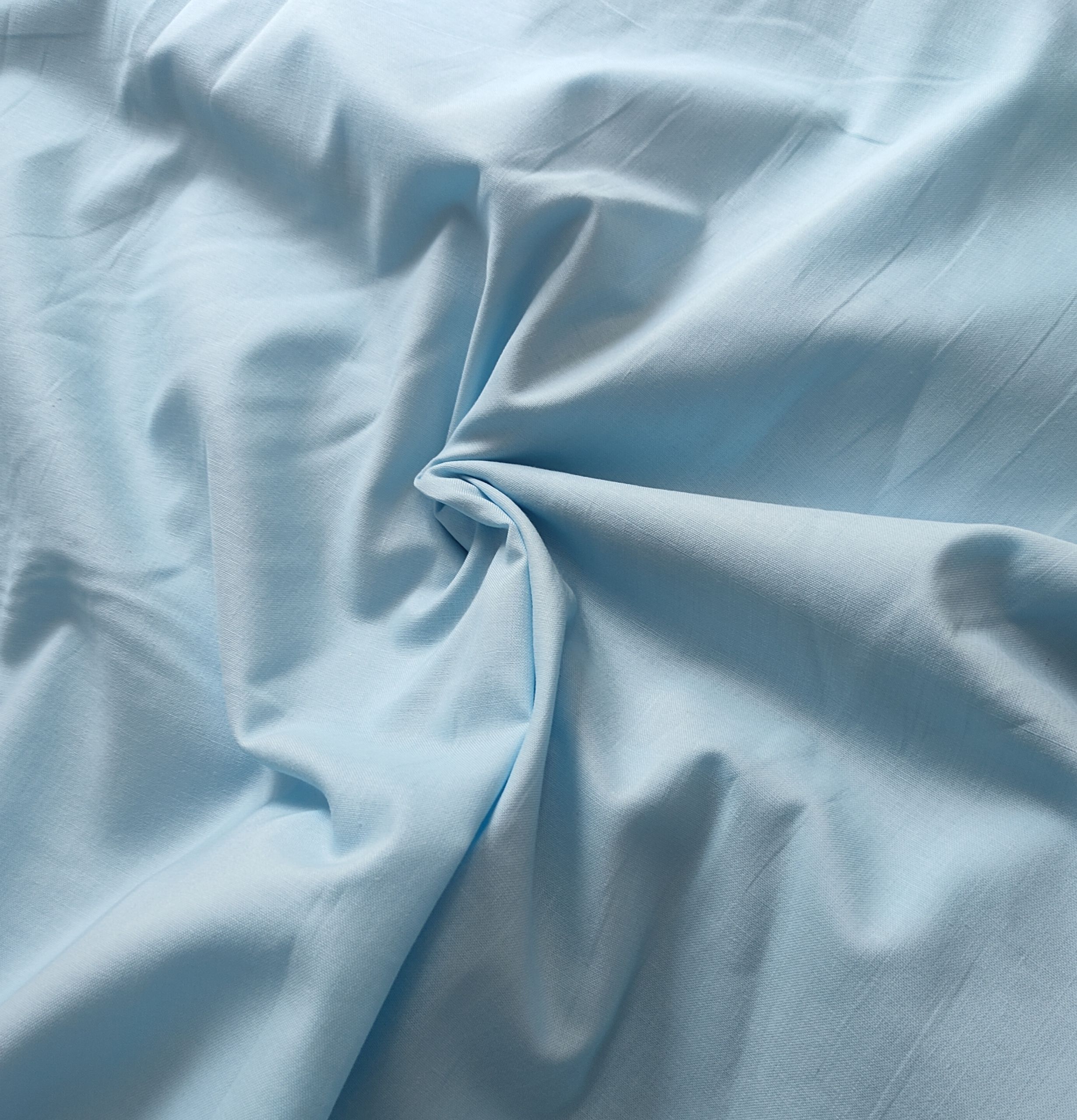 一米价纯棉纯色手工DIY蓝色布料服装连衣裙服装夏季睡衣布料
