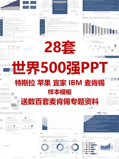 世界500强麦肯锡咨询英文ESG商业英语高级感外企外资企业PPT模板