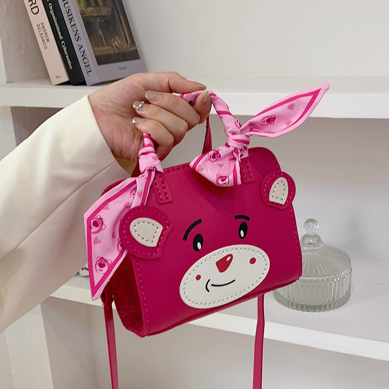 可爱草莓熊包包diy玉桂兔