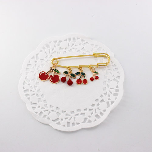 清新夏日水果系列胸针蜜