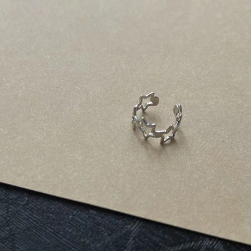 ins网红简约百搭冷淡风星