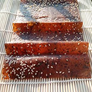 湖南宁乡特产红薯酸枣片糕紫苏酸枣片南瓜酸枣片条皮粑粑手工