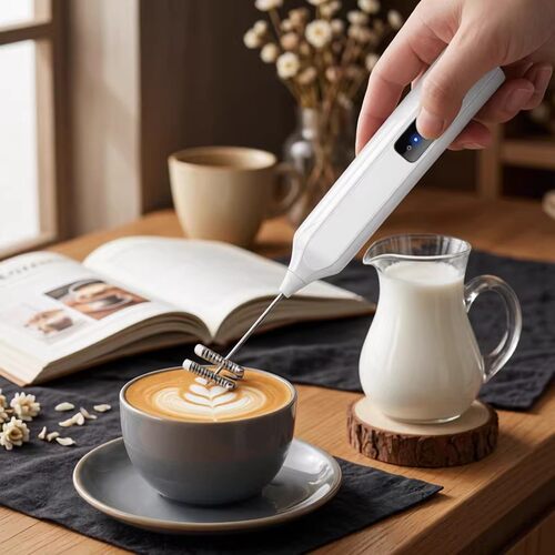 多功能手持电动打奶器便携式咖啡拉花奶泡神器小型家用迷你奶沫机
