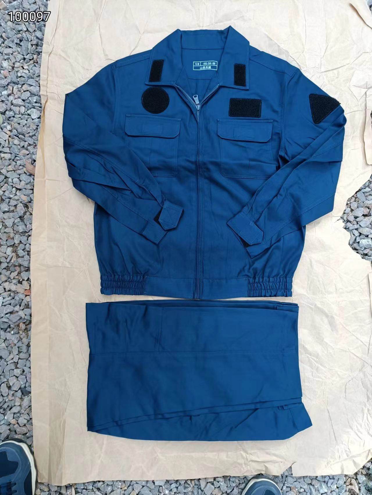 夏地勤工作服春季秋季机务服蓝色作训外套/套装/野战