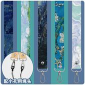 个性 梵高手机拍立得背包斜挎挂脖绳背带绳加宽加厚不勒脖男女通用