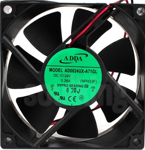 原装台湾adda风扇 ad0824ux-a71gl 8025 dc24v 0.26a电梯散热风扇