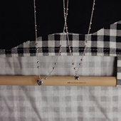 handmade 星星 情书 梵树For 925纯银 星星与爱心项链