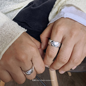 S990气质菱格闭口戒指 月桂雅士 梵树For handmade