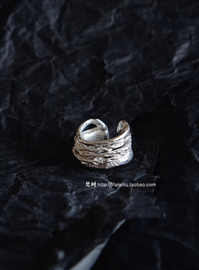 梵树For handmade-《奔赴荒野》S925银 小众树藤缠绕中性耳骨夹