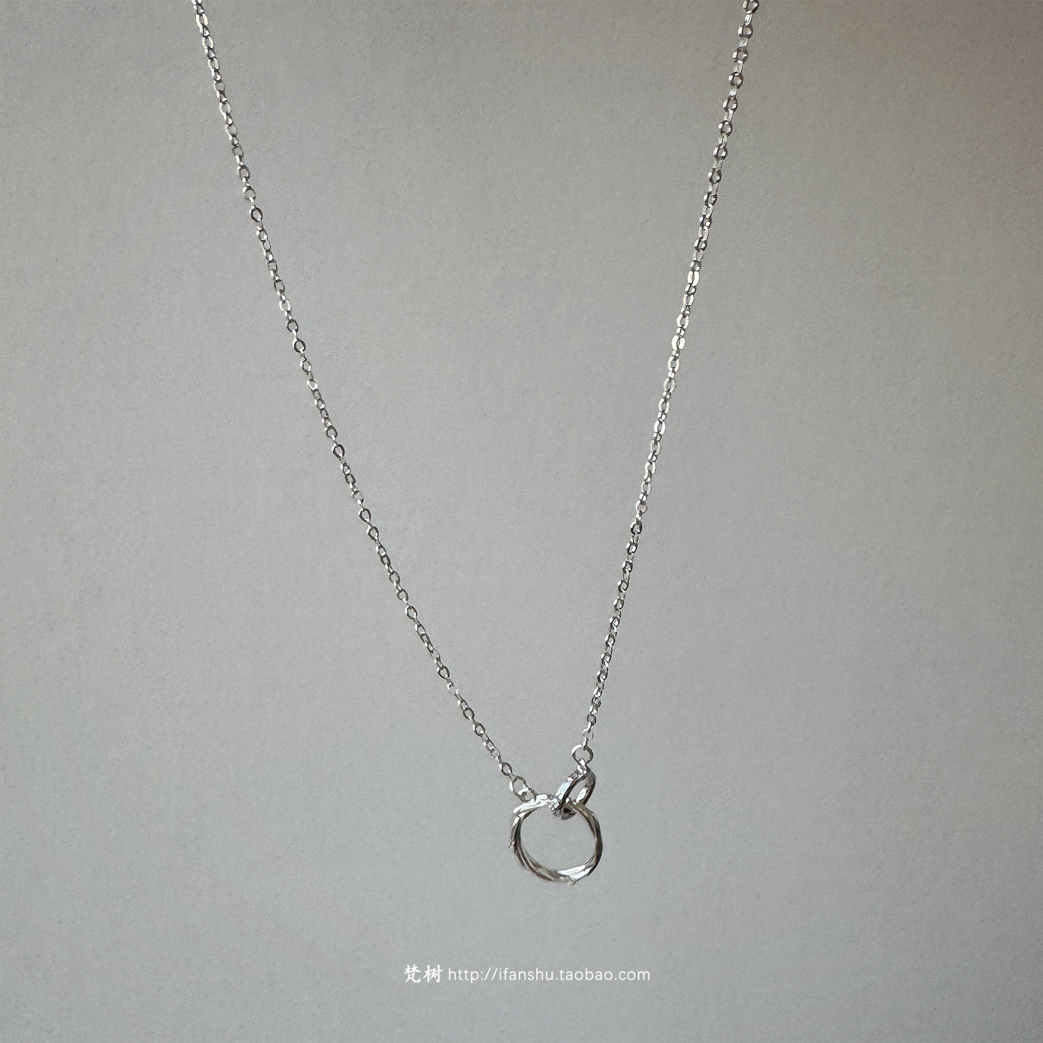 梵树For handmade-《双城》S999藤蔓莫斯乌比双环项链