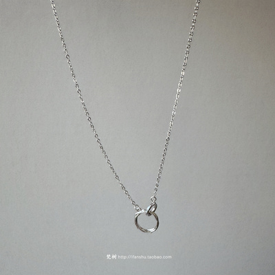 梵树For handmade-《双城》S999藤蔓莫斯乌比双环项链