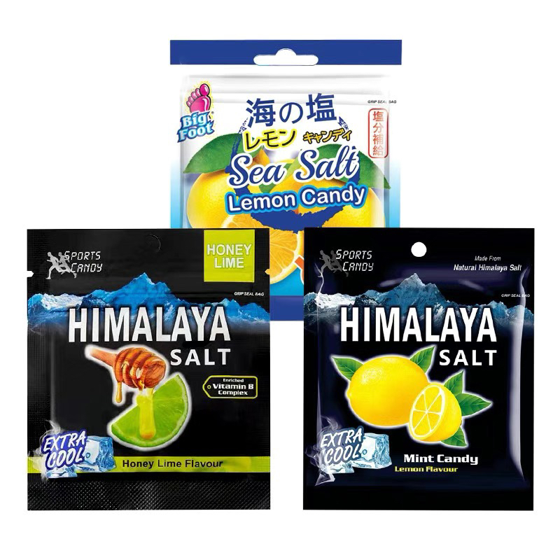 ㊙️整盒12包进口大马碧富牌咸柠檬薄荷柠檬马来西亚海盐润喉糖果