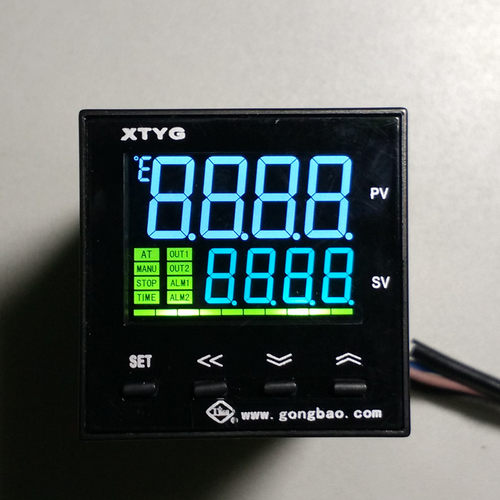工宝牌XTYG-741W 751智能液晶彩屏显示温控仪余姚温度仪表厂300度