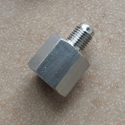 304不锈钢转接头内丝G3/8 G1/2 转外7/16-20UNF 1/4 2分 制冷接口