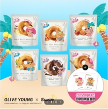韩国直邮oliveyoung限量三丽鸥款贝果饼干低卡低脂健康零食60g