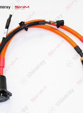 SRM鑫源新能源T5LEV通用交流充电枪插座充电口125A直流快充插座