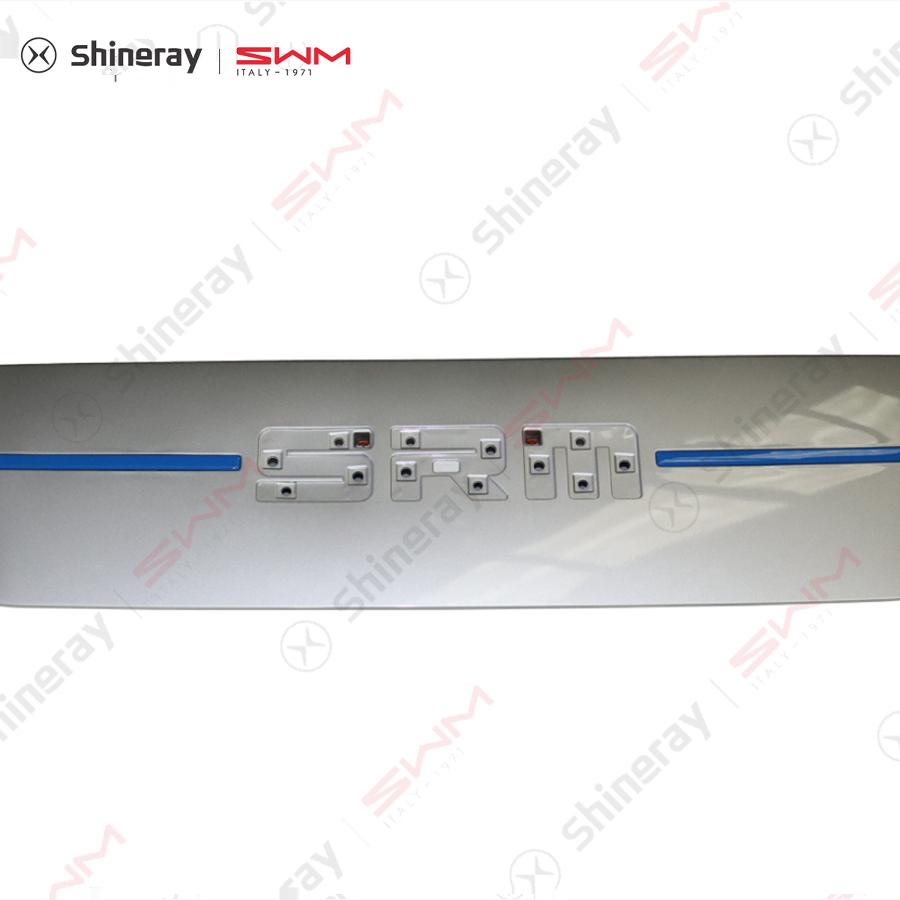 SRM鑫源新能源T3LEV电动汽车前中网X30LEV上格栅总成格栅装饰亮条