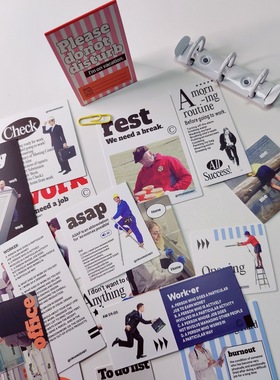 韩国同款OAB人物202hosil杂志风景复古手账装饰素材拼摆拍贴纸包