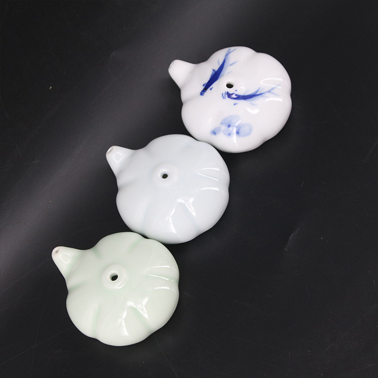 陶瓷粉青梅青水滴墨滴青瓷蝴蝶砚滴磨墨加水用具滴壶文房四宝