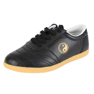 太极鞋男女秋冬太极拳练功鞋武术鞋训练鞋软真皮牛筋底四季太极鞋