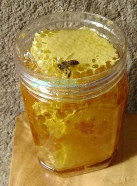 蜂巢蜜 嚼着吃 纯正 原生态 土蜂蜜 无人工巢础 大别山农家自产