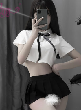 品贤跨境制服OL性感白衬衫情趣套装诱惑短裙女内衣角色扮演JK女生