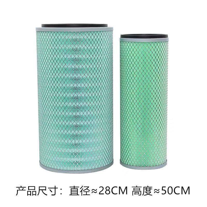K2850空滤滤芯适配东风大力神福田欧曼2850空气滤清器滤芯2850