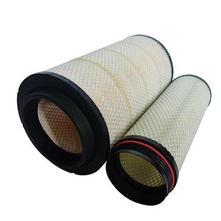 PU2747空气滤芯适配重汽汕德卡C7H豪沃TX T5G曼发动机空气滤芯